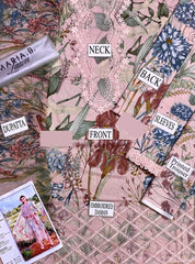 MARIA B UNSTITCHED LUXURY LAWN 3PCS