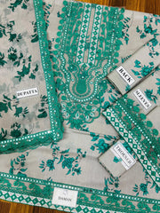 LUXURY LAWN UNSTITCHED 3PCS