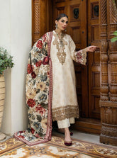 Luxury Unstitched Embroidered 3pcs