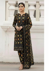 LUXURY LAWN UNSTITCHED 3PCS