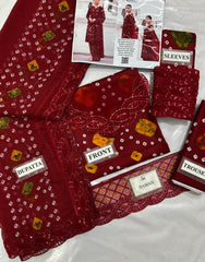 LUXURY LAWN UNSTITCHED 3PCS