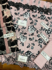LUXURY LAWN UNSTITCHED 3PCS