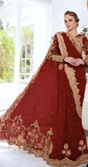 LUXURY HEAVY EMBROIDERED SAREE