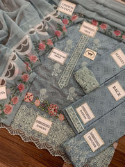 LUXURY LAWN UNSTITCHED 3PCS