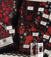 LUXURY LAWN UNSTITCHED 3PCS