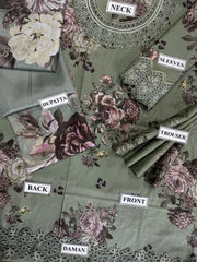 LUXURY LAWN UNSTITCHED 3PCS