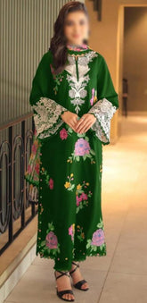 LUXURY LAWN UNSTITCHED 3PCS