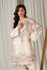 Digital Print Swiss Article 3 Pcs Suit Summer Collection Ladies Dress