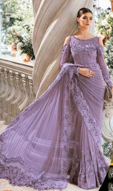 LUXURY HEAVY EMBROIDERED SAREE