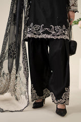 LUXURY CHIFFON UNSTITCHED 3PCS