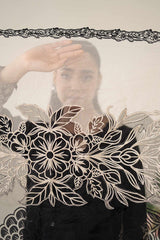 LUXURY CHIFFON UNSTITCHED 3PCS