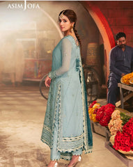 LUXURY CHIFFON UNSTITCHED 3PCS