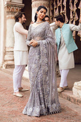 LUXURY HEAVY EMBROIDERED SAREE