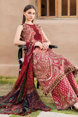 MARIA B UNSTITCHED LUXURY LAWN 3PCS