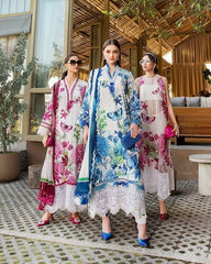 MARIA B LUXURY LAWN UNSTITCHED 3PCS
