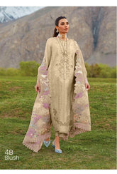 LUXURY CHICKENKARI UNSTITCHED 3PCS