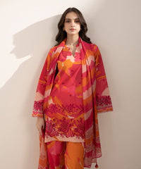 LUXURY LAWN UNSTITCHED 3PCS