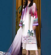 SWISS LAWN UNSTITCHED 3PCS