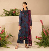 LUXURY LAWN UNSTITCHED 3PCs