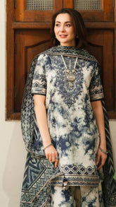 LUXURY LAWN UNSTITCHED 3PCS