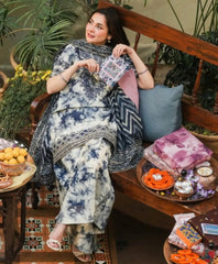 LUXURY LAWN UNSTITCHED 3PCS