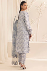 LUXURY LAWN UNSTITCHED 3PCS