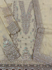 LUXURY CHIFFON UNSTITCHED 3PCS