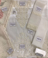 LUXURY ORGANZA UNSTITCHED 3PCS