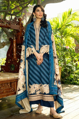 LUXURY LAWN UNSTITCHED 3PCS