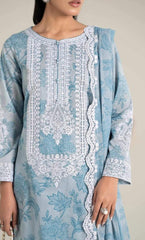 LUXURY LAWN UNSTITCHED 3PCS