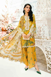 LUXURY LAWN UNSTITCHED 3PCS