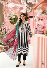 LUXURY LAWN UNSTITCHED 3PCS