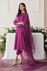 LUXURY CHIFFON UNSTITCHED 3PCS