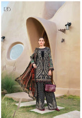 MARIA B LUXURY LAWN UNSTITCHED 3PCS