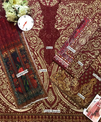 MARIA B UNSTITCHED LUXURY LAWN 3PCS