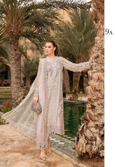 MARIA B UNSTITCHED LUXURY CHICKENKARI 3PCS