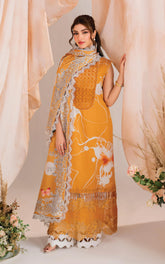 Asifa and Nabeel Lawn Embroided Printed Suit
