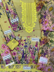 LUXURY LAWN UNSTITCHED 3PCS