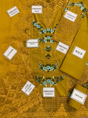 LUXURY CHICKENKARI UNSTITCHED 3PCS