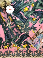 UNSTITCHED LUXURY LAWN 3PCS