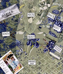 MARIA B UNSTITCHED LUXURY LAWN 3PCS