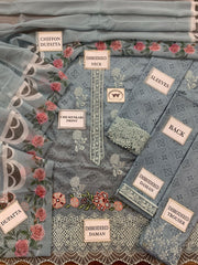 LUXURY LAWN UNSTITCHED 3PCS