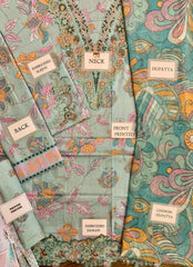 LUXURY LAWN UNSTITCHED 3PCS