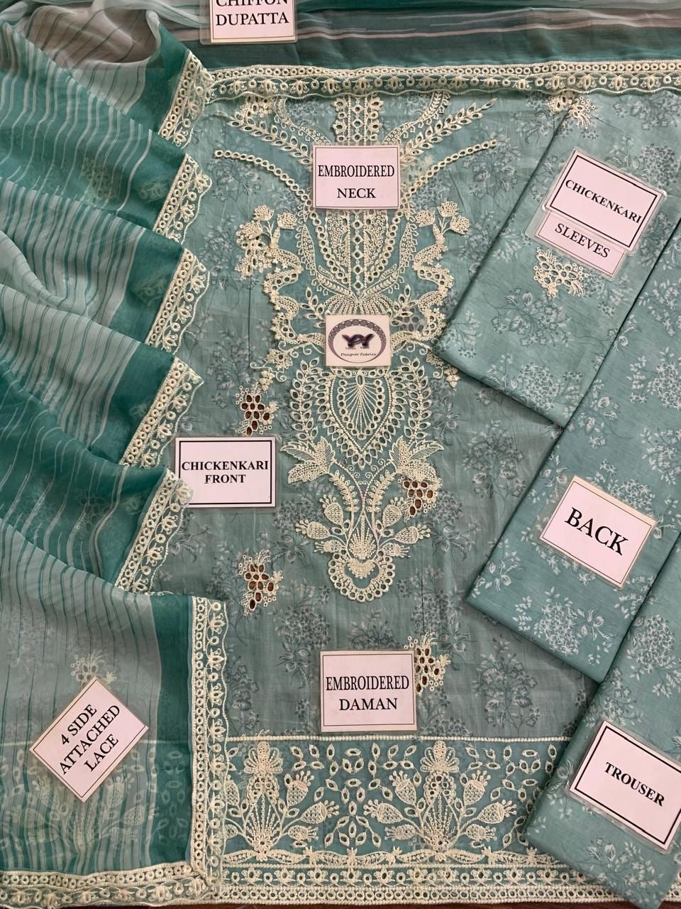 LUXURY LAWN UNSTITCHED 3PCS