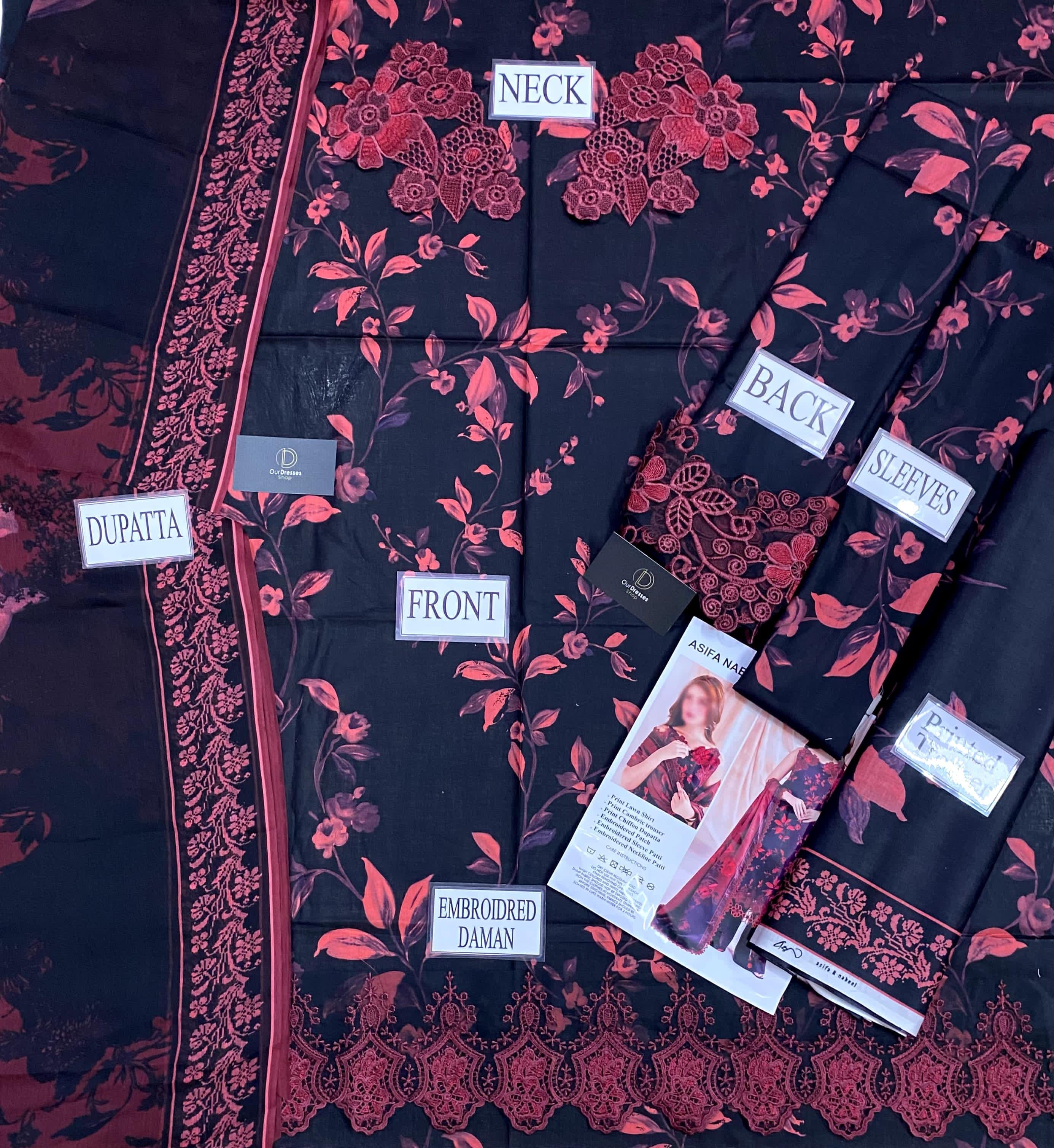 LUXURY LAWN UNSTITCHED 3PCS