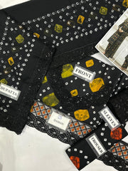 LUXURY LAWN UNSTITCHED 3PCS