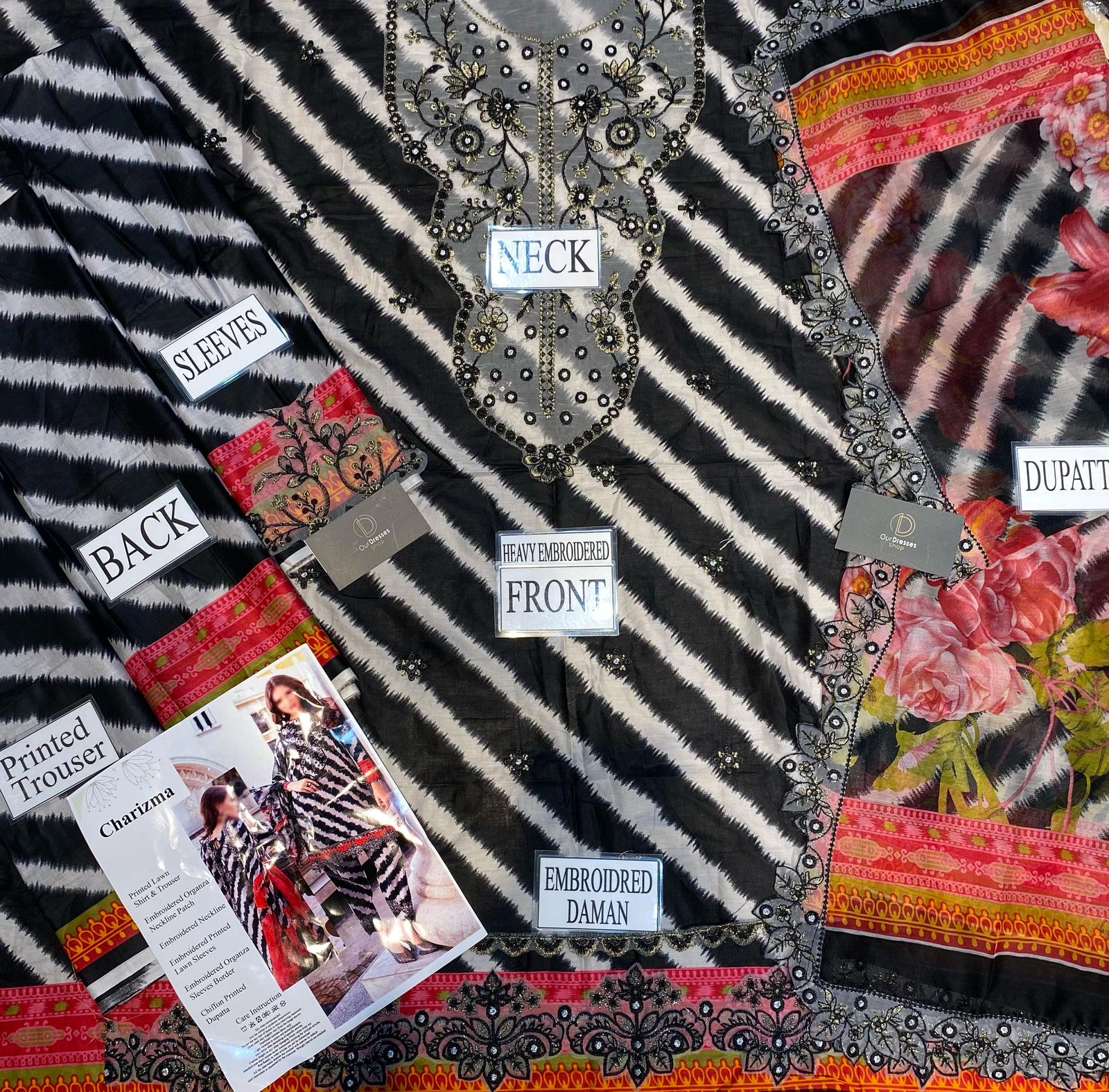 LUXURY LAWN UNSTITCHED 3PCS