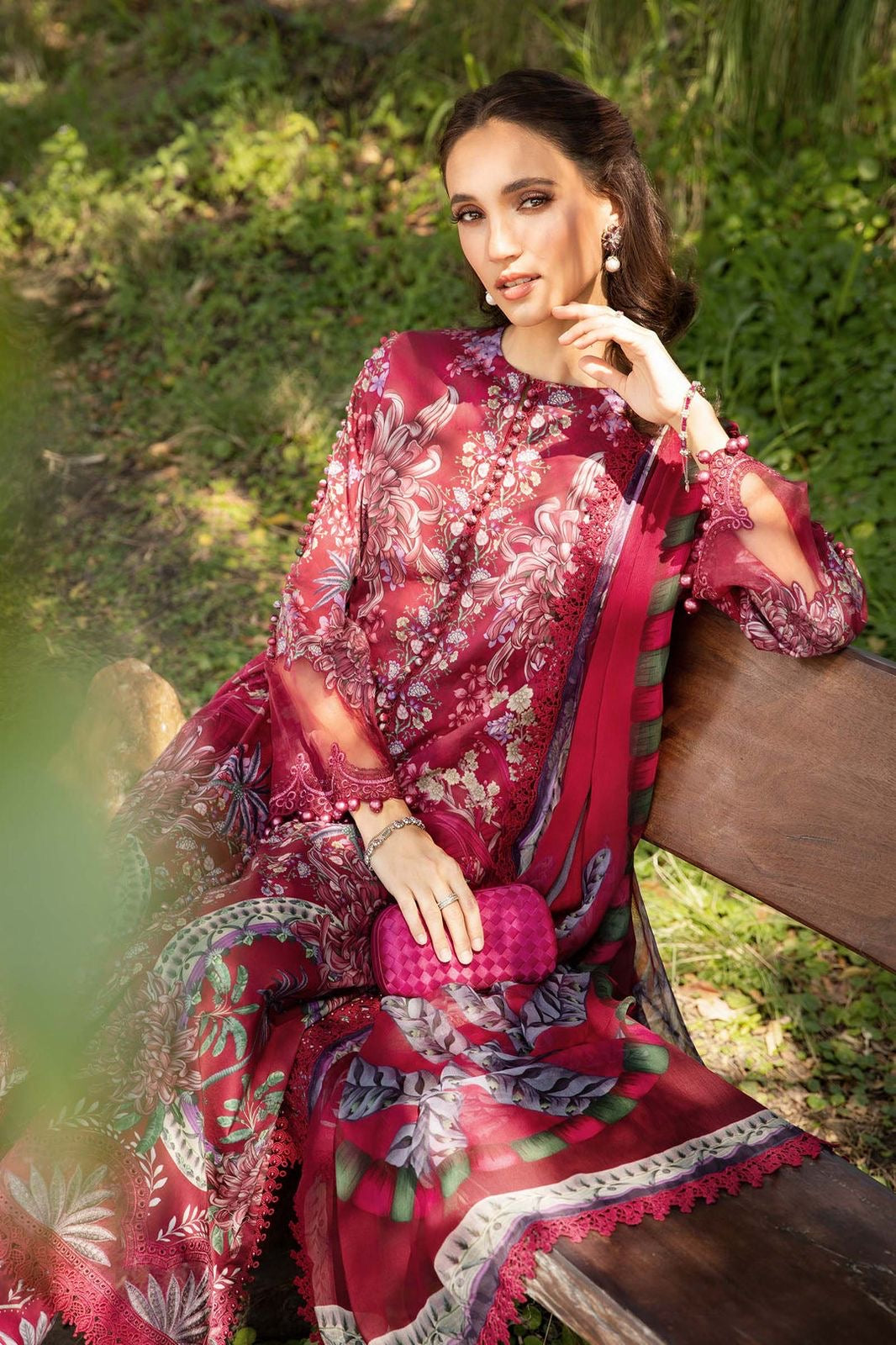 LUXURY LAWN UNSTITCHED 3PCS