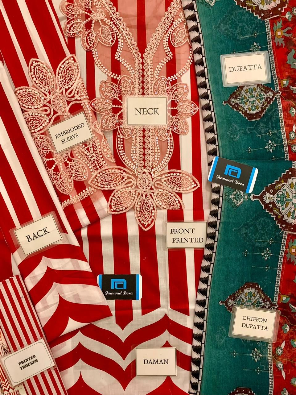 LUXURY LAWN UNSTITCHED 3PCS