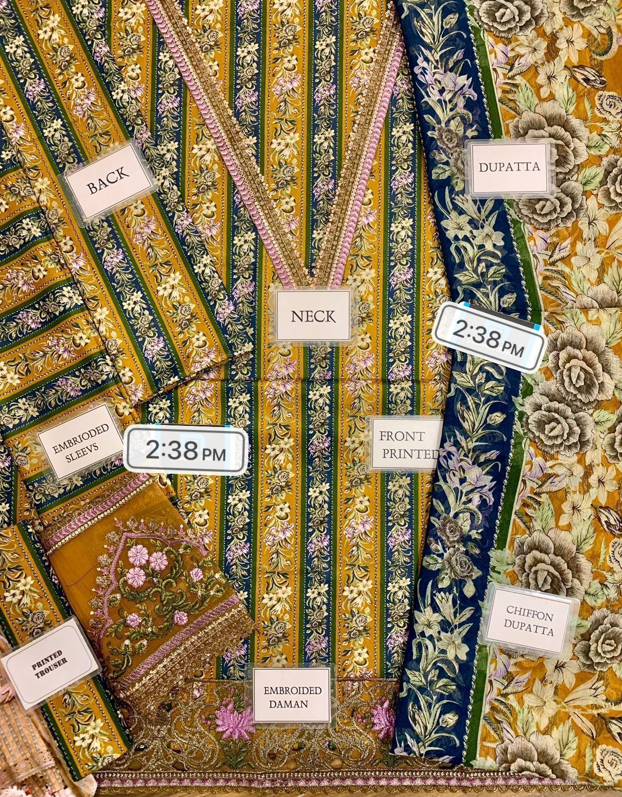 LUXURY LAWN UNSTITCHED 3PCS